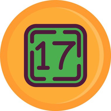 177 daire vektör simgesi. Kişisel ve ticari illüstrasyon için modern basit vektör çizimi.