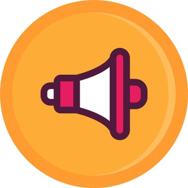 Hoparlör simgesi, vektör illüstrasyonu