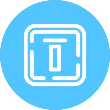 Benzersiz ok çıkış çizgisi vektör simgesi