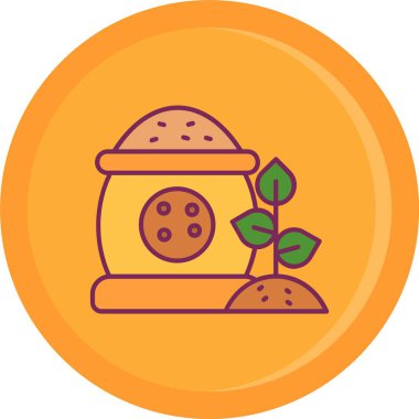 Gıda vektör simgesi, vektör illüstrasyonu