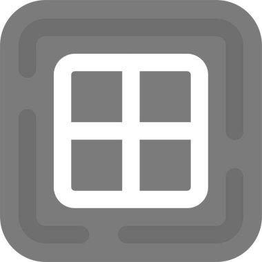 bina simgesi, vektör illüstrasyonu