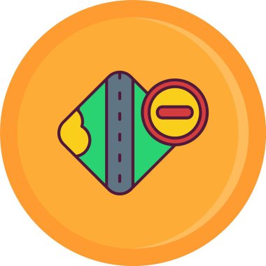 Bir araba simgesinin vektör illüstrasyonu