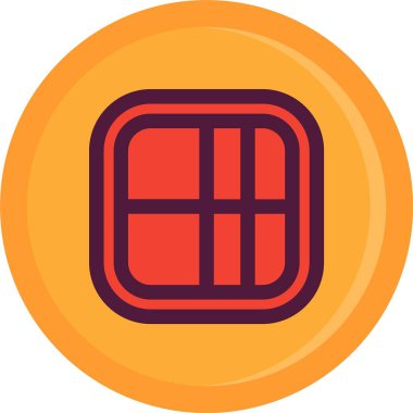 Vektör evrensel simgesi Trendy bakmak.