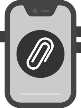 Akıllı telefon. Web simgesi basit illüstrasyon