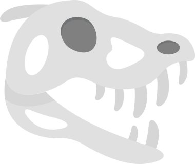 Kurukafa simgesi vektör illüstrasyonu