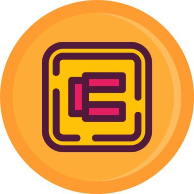 Modern b 'nin vektör illüstrasyonu eksik simgesi