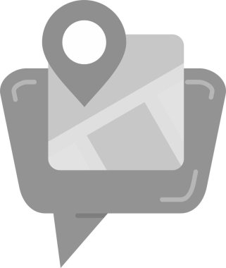 konum ileti vektörü simgesi