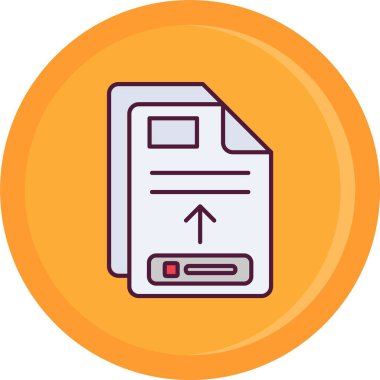 dosya dizin simgesi. beyaz üzerinde izole edilmiş belge dizin vektör rengi