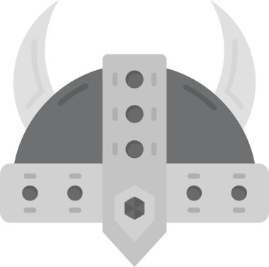 Miğfer başlığı simgesi düz stil