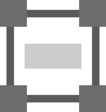 dambıl fitness simgesi ana hat biçiminde