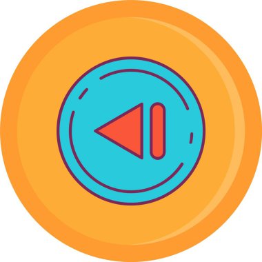 Konuşmacı. Web simgesi basit illüstrasyon