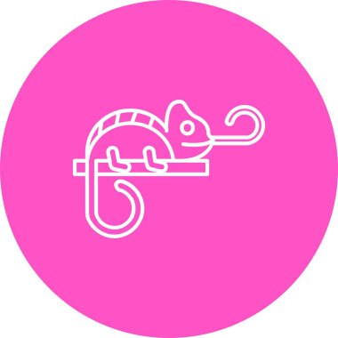 Eşsiz yılan vektör simgesi