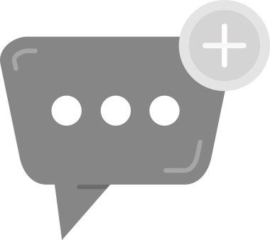 Sohbet baloncuğu ileti vektör illüstrasyonu