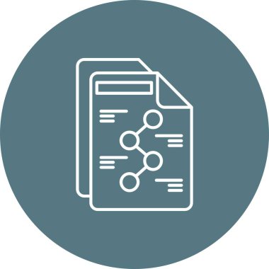 Vektör belgesi Simge illüstrasyonu