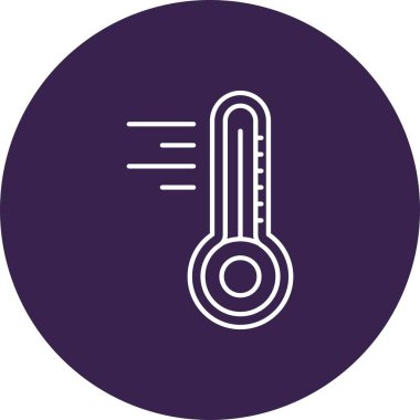 sıcaklık vektörü simgesi modern basit tasarım