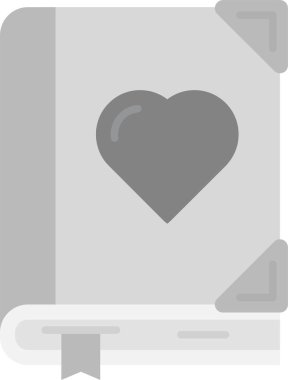 bir bilgisayar simgesi olan kalp, vektör illüstrasyonu