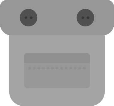 Tek bir izole simgenin vektör illüstrasyonu