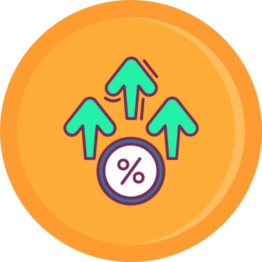 ok yukarı simge vektör illüstrasyonu