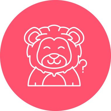 Şirin bir çizgi film karakterinin vektör çizimi