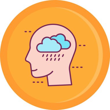 vektör Bulut simgesi illüstrasyonu