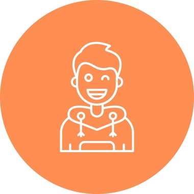 Vektör Adam Simgesi illüstrasyonu