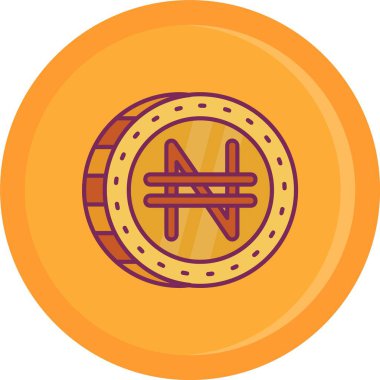 eşsiz para sikkeleri vektör simgesi