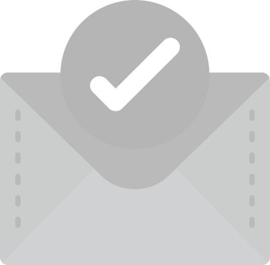 İşaretleme simgesi vektör illüstrasyonunu kontrol et