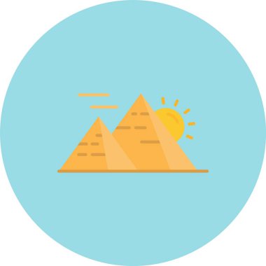 Bir güneş simgesinin vektör illüstrasyonu