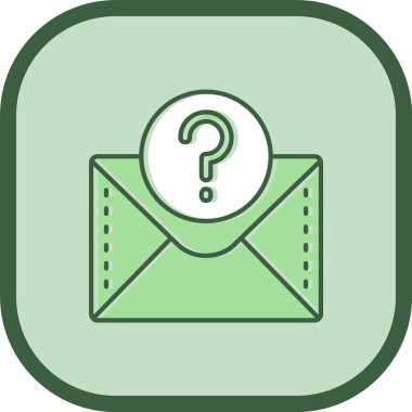 ileti ikonu vektör illüstrasyonu