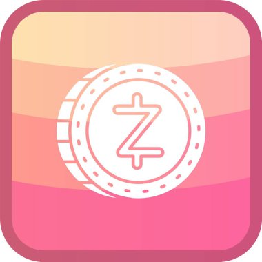 Para simgesinin vektör illüstrasyonu