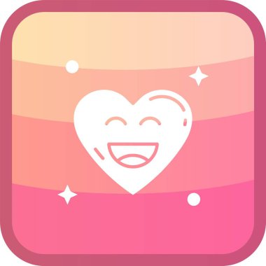 Mutlu Emoji simge tasarlamak vektör