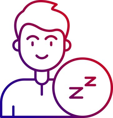 Uyku maskeli bir çocuk.