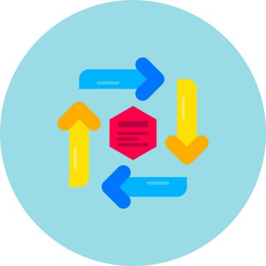 iş simgesi vektör illüstrasyonu