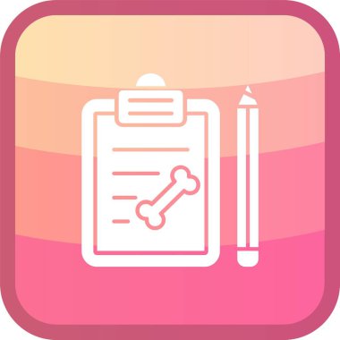 Belge simgesinin vektör illüstrasyonu