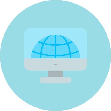 Web simgesi vektör illüstrasyonu