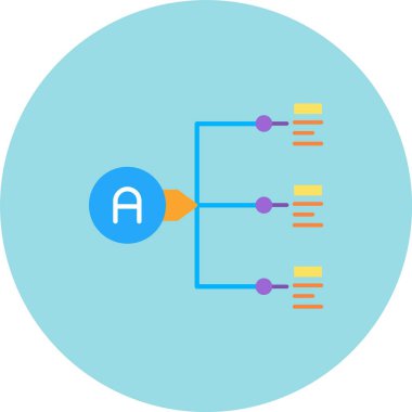 Seo simgesinin vektör illüstrasyonu