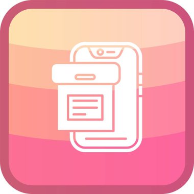 Benzersiz cüzdan kartı vektör simgesi