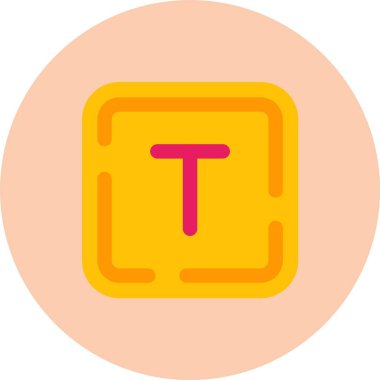 Modern bir simgenin vektör illüstrasyonu