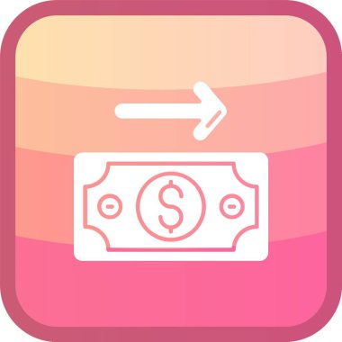 Doları vektör simge işareti simge vektör çizim kişisel ve ticari kullanım için..