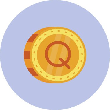 Para simgesinin vektör illüstrasyonu