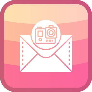 güzel zarf ve ph vektör simgesi harfi