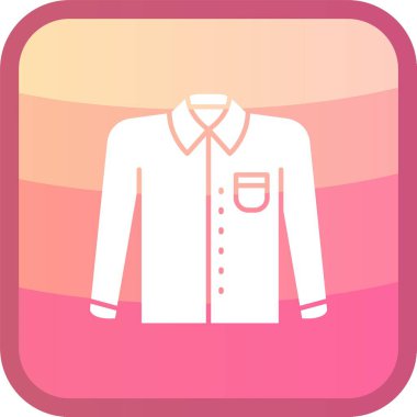 Eşsiz Gömlek Vektör Satırı Simgesi