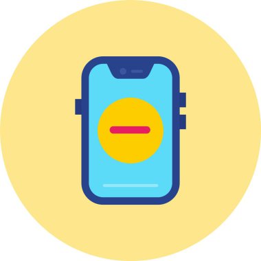 cep telefonu ikonu vektör illüstrasyonu