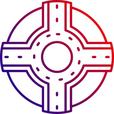 Modern simgenin vektör illüstrasyonu