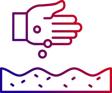 el simgesi vektör illüstrasyonu