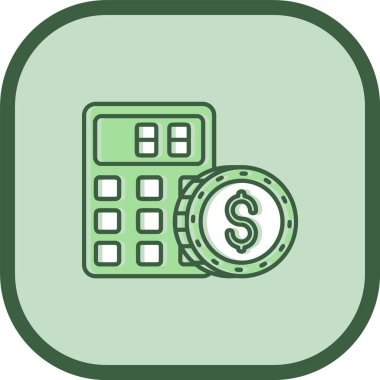 Doları vektör simge işareti simge vektör çizim kişisel ve ticari kullanım için..