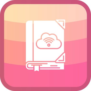 bulut sunucu vektör simgesi