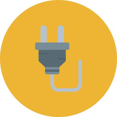 Düz Çember Vektör Simgesi Tasarımı