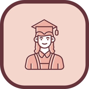 Şapkalı genç adam ve bir kitap vektörü çizimi tasarımı