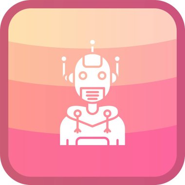 Yapay zeka robot simgesi
